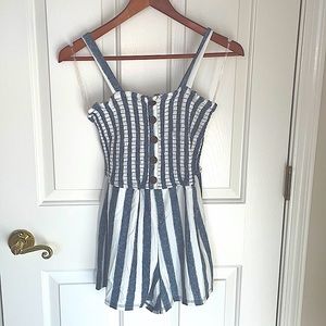 Medium Derek Heart vertically striped jumper